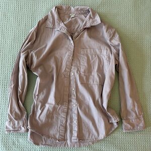 Aerie canvas work shirt